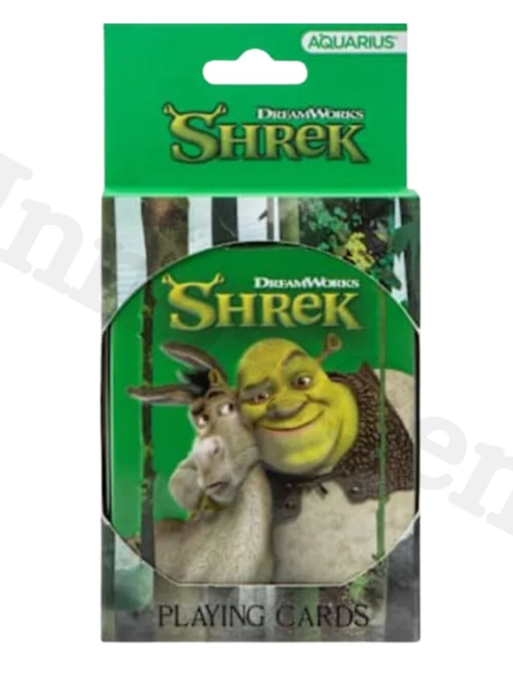 Aquarius DreamWorks Shrek Playing Cards Deck with Metal Storage Tin Green NWB